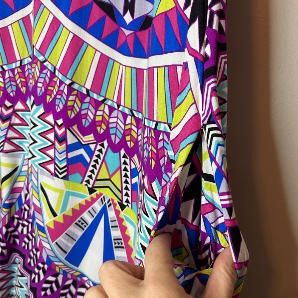 Uncle Frank Geometric Print Shift Dress Size S - Picture 4 of 7